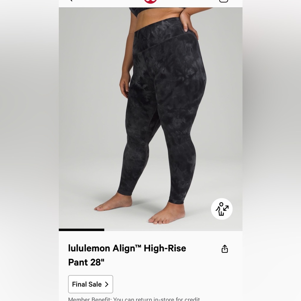 IOS SIZE 0 28IN BLACK AND GRAY